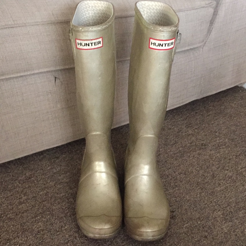 Hunter boots - silver